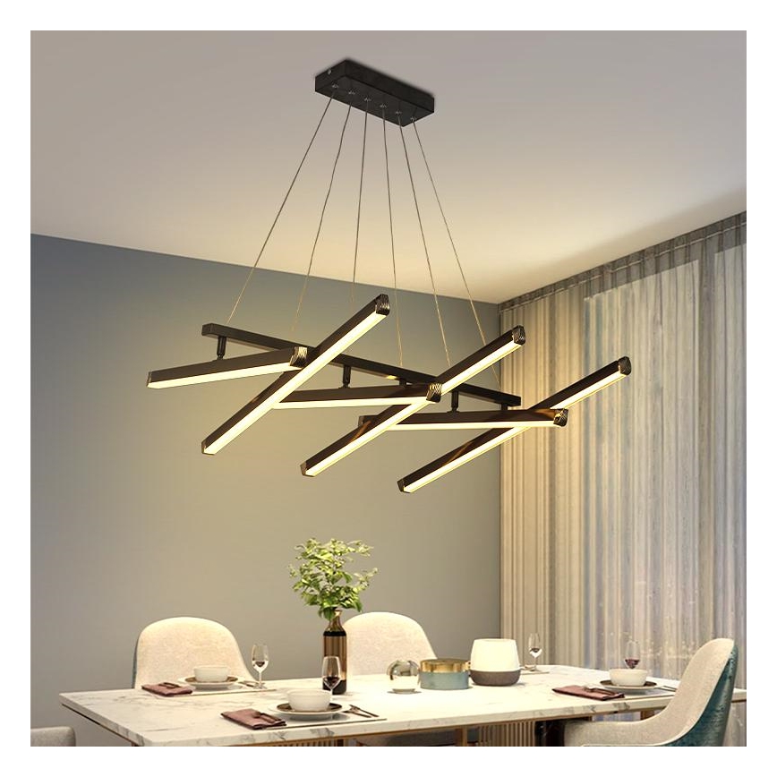 Himmennettävä LED-kattokruunu johdossa LED/90W/230V 3000-6500K + kauko-ohjaus