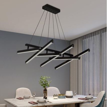 Himmennettävä LED-kattokruunu johdossa LED/90W/230V 3000-6500K + kauko-ohjaus