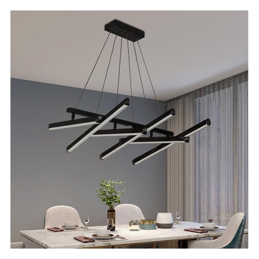 Himmennettävä LED-kattokruunu johdossa LED/90W/230V 3000-6500K + kauko-ohjaus