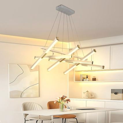 Himmennettävä LED-kattokruunu johdossa LED/90W/230V 3000-6500K + kauko-ohjaus