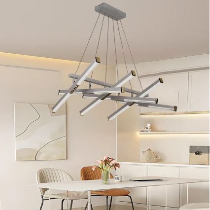Himmennettävä LED-kattokruunu johdossa LED/90W/230V 3000-6500K + kauko-ohjaus