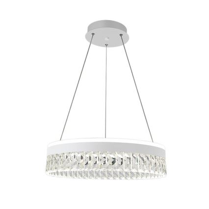 LED Himmennettävä kristalli kattokruunu johdossa LED/90W/230V 3000-6500K valkoinen + kauko-ohjaus