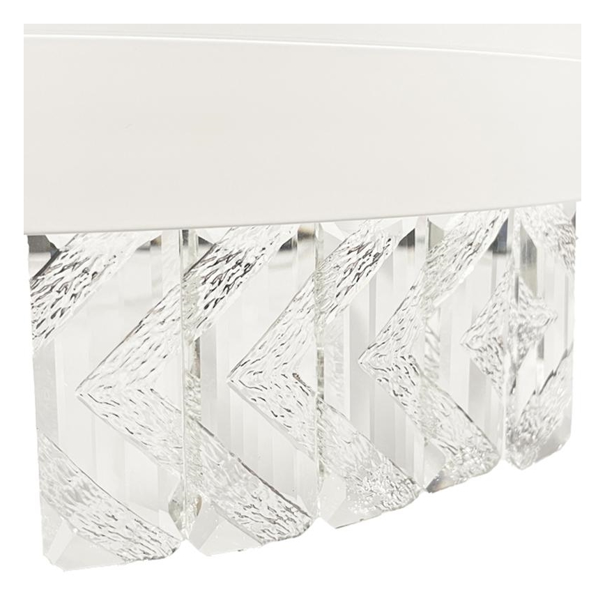 LED Himmennettävä kristalli kattokruunu johdossa LED/90W/230V 3000-6500K valkoinen + kauko-ohjaus