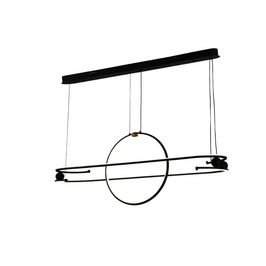 Himmennettävä LED-kattokruunu johdossa LED/95W/230V 3000-6500K + kauko-ohjaus