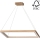 Himmennettävä LED-kattokruunu johdossa LEGNO 2xLED/33W/230V tammi – FSC sertifioitu