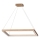 Himmennettävä LED-kattokruunu johdossa LEGNO 2xLED/33W/230V tammi