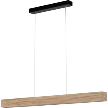 Himmennettävä LED-kattokruunu johdossa LEON 3xLED/18W/230V tammi