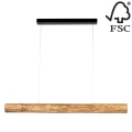 Himmennettävä LED-kattokruunu johdossa LUCAS LED/25,5W/230V mänty - FSC sertifioitu