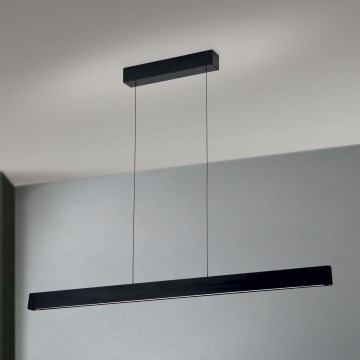 Himmennettävä LED-kattokruunu johdossa TARA LED/44W/230V 2700/3800/4500/5700K musta