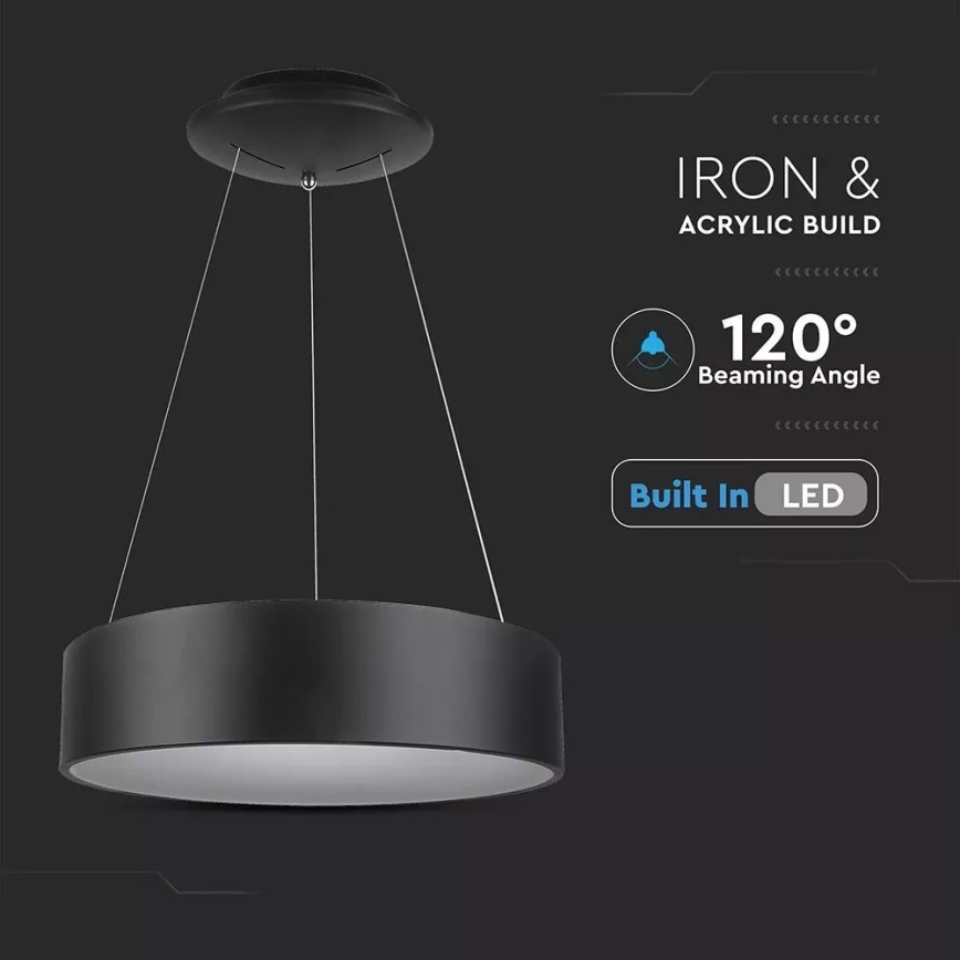 Himmennettävä LED-kattokruunu narussa 1xLED/20W/230V