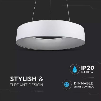 Himmennettävä LED-kattokruunu narussa 1xLED/30W/230V