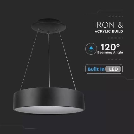 Himmennettävä LED-kattokruunu narussa 1xLED/30W/230V