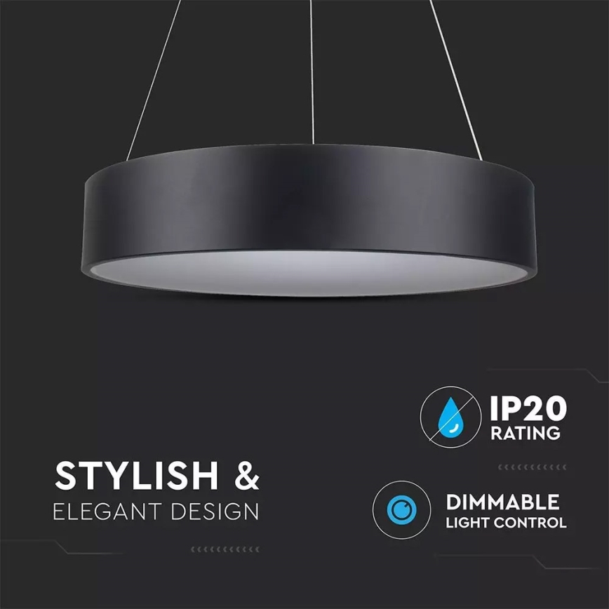 Himmennettävä LED-kattokruunu narussa 1xLED/30W/230V