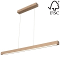 Himmennettävä LED-kattokruunu narussa SMAL LED/28,5W/230V tammi - FSC-sertifioitu