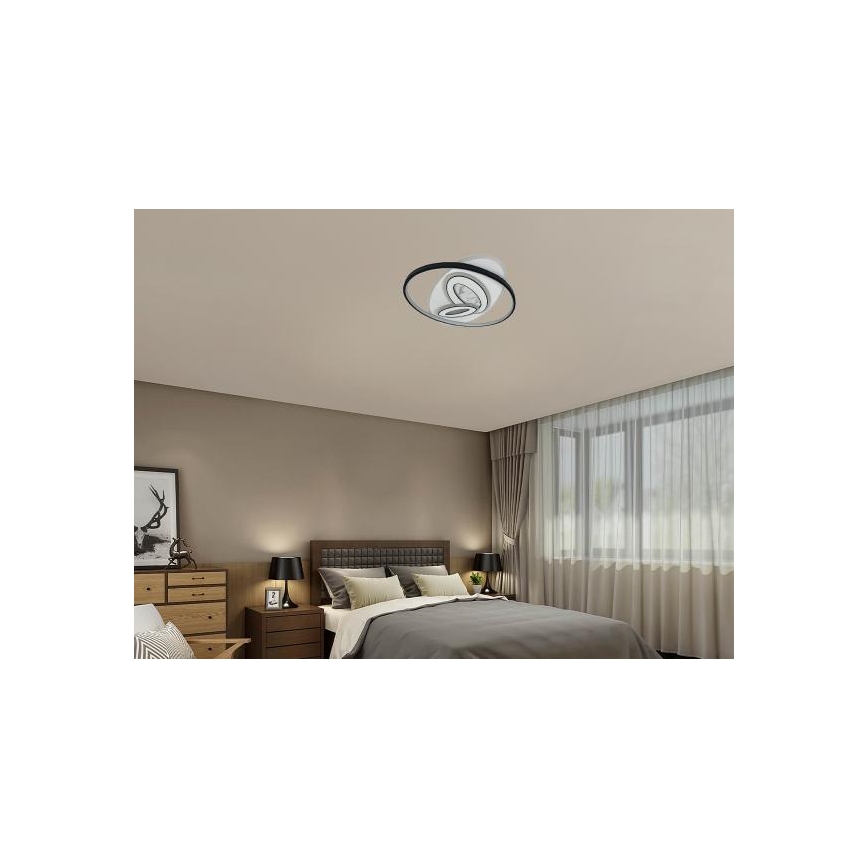 Himmennettävä LED-kattovalaisin 105 W, 230 V, 3000–6500 K + kaukosäädin