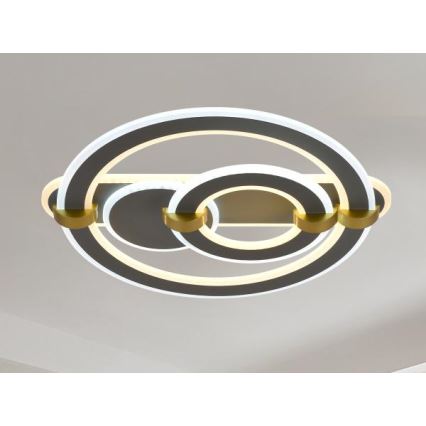 Himmennettävä LED-kattovalaisin 120 W/230 V 3000–6500 K + kaukosäädin
