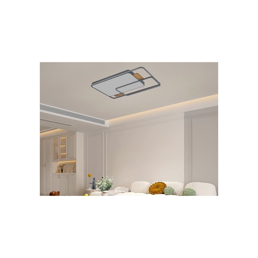 Himmennettävä LED-kattovalaisin 280 W / 230 V, 3000–6500 K + kaukosäädin