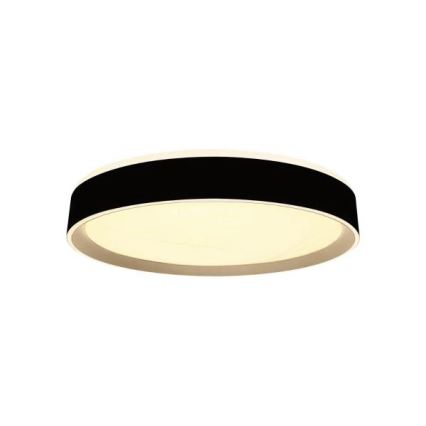 Himmennettävä LED-kattovalaisin ääniohjauksella OPAL LED/48W/230V 2700-6500K musta + kauko-ohjaus