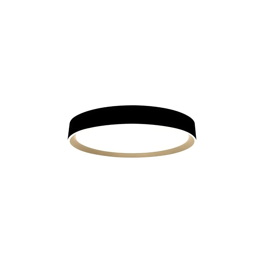Himmennettävä LED-kattovalaisin ääniohjauksella OPAL LED/48W/230V 2700-6500K musta + kauko-ohjaus