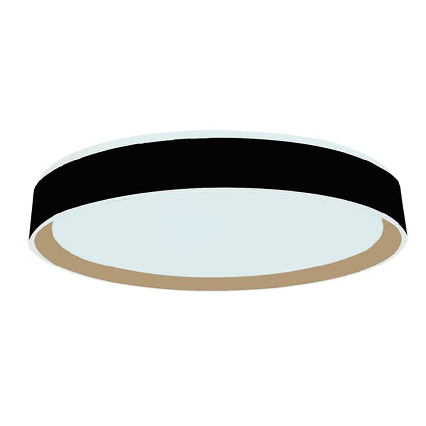 Himmennettävä LED-kattovalaisin ääniohjauksella OPAL LED/48W/230V 2700-6500K musta + kauko-ohjaus