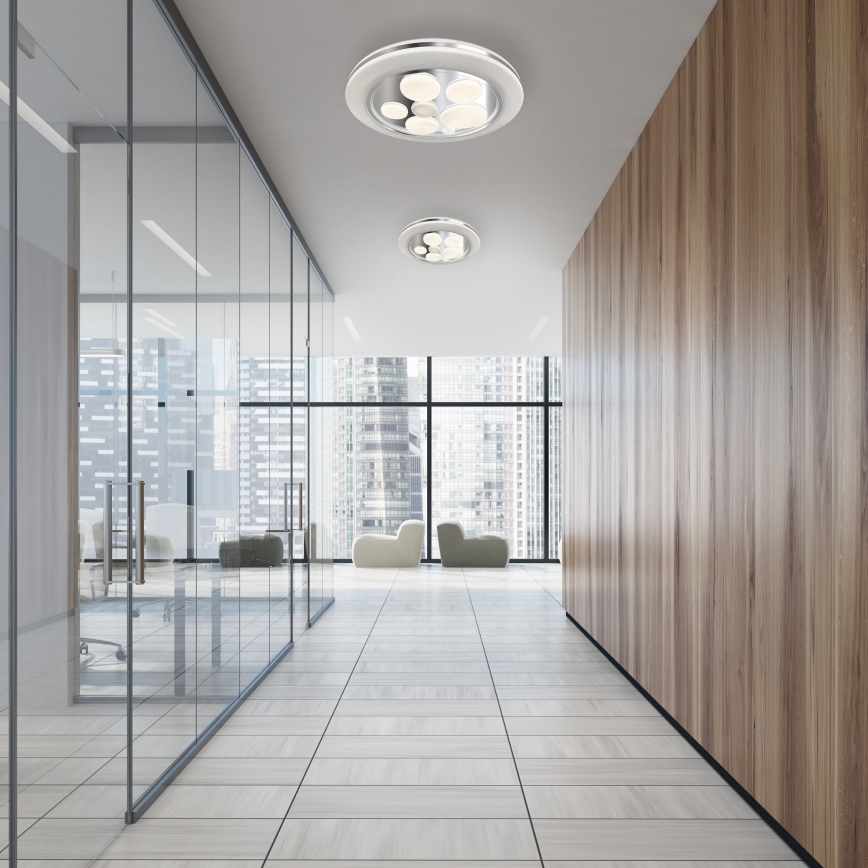 Himmennettävä LED-kattovalaisin BUBBLES LED/48W/230V + Kauko-ohjaus