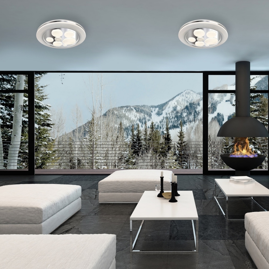 Himmennettävä LED-kattovalaisin BUBBLES LED/48W/230V + Kauko-ohjaus