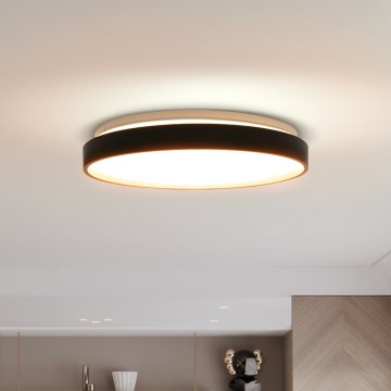 Himmennettävä LED-kattovalaisin CALA LED/48W/230V 3000-6500K musta/kulta + kauko-ohjaus