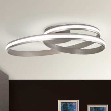 Himmennettävä LED-kattovalaisin CIRCUS LED/30W/230V hopea