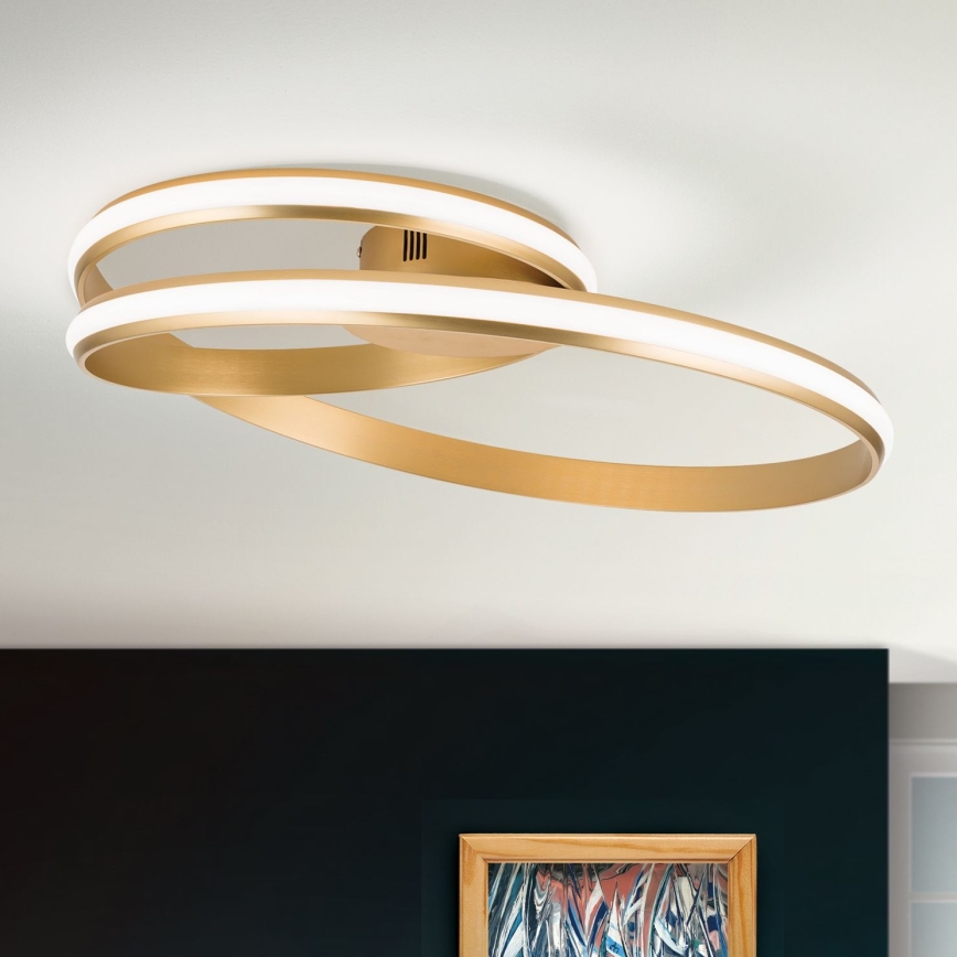 Himmennettävä LED-kattovalaisin CIRCUS LED/30W/230V kulta
