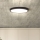 Himmennettävä LED-kattovalaisin ESTELA LED/36W/230V halkaisija 30 cm musta + kauko-ohjaus