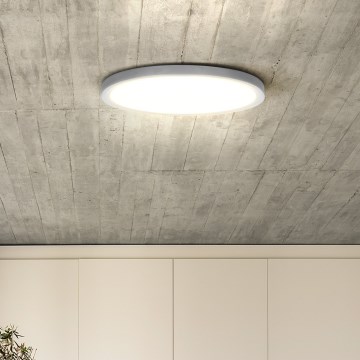Himmennettävä LED-kattovalaisin ESTELA LED/36W/230V halkaisija 30 cm valkoinen + kauko-ohjaus