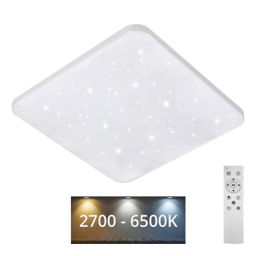 Himmennettävä LED-kattovalaisin FLORA LED/36W/230V 2700-6500K 43x43 cm + kauko-ohjaus