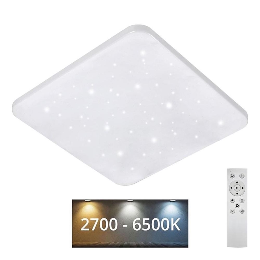 Himmennettävä LED-kattovalaisin FLORA LED/36W/230V 2700-6500K 43x43 cm + kauko-ohjaus