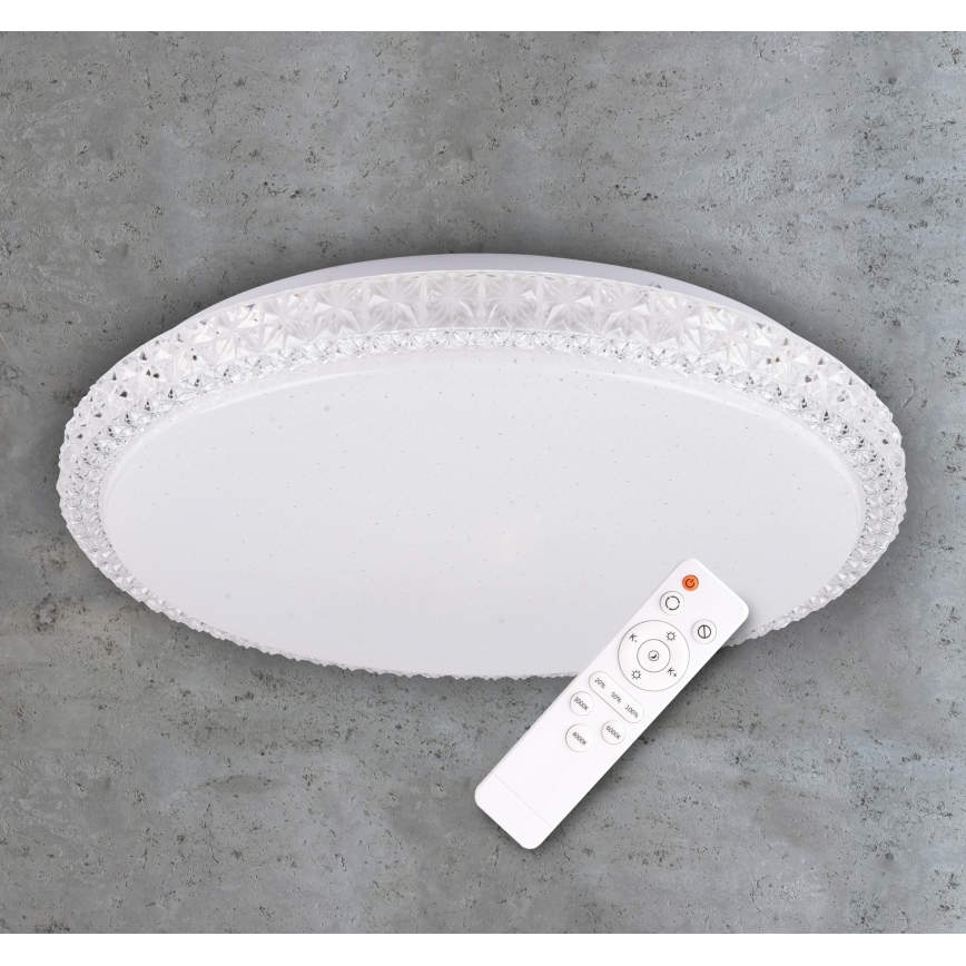 Himmennettävä LED-kattovalaisin IRINA LED/48W/230V kaukosäätimellä