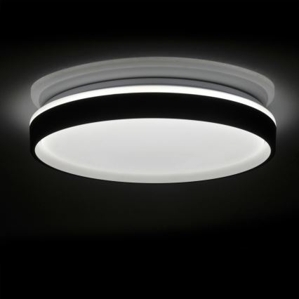 Himmennettävä kylpyhuoneen LED-kattovalaisin JADWIGA LED/42W/230V halkaisija 38,5 cm 3000-6000K IP44 + kauko-ohjaus