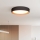 Himmennettävä LED-kattovalaisin LARIOS LED/48W/230V 3000-6500K halkaisija 39 cm musta + kauko-ohjaus