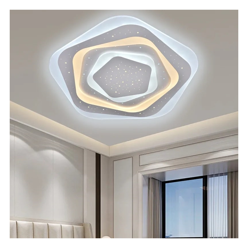 Himmennettävä LED-kattovalaisin LED/105W/230V 3000-6500K + kauko-ohjaus