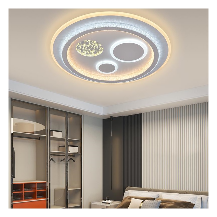 Himmennettävä LED-kattovalaisin LED/110W/230V 3000-6500K + kauko-ohjaus