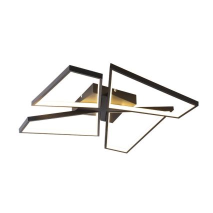 Himmennettävä LED-kattovalaisin LED/115W/230V 3000-6500K musta + kauko-ohjaus