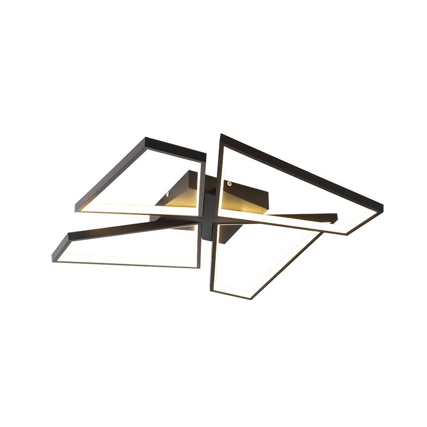 Himmennettävä LED-kattovalaisin LED/115W/230V 3000-6500K musta + kauko-ohjaus