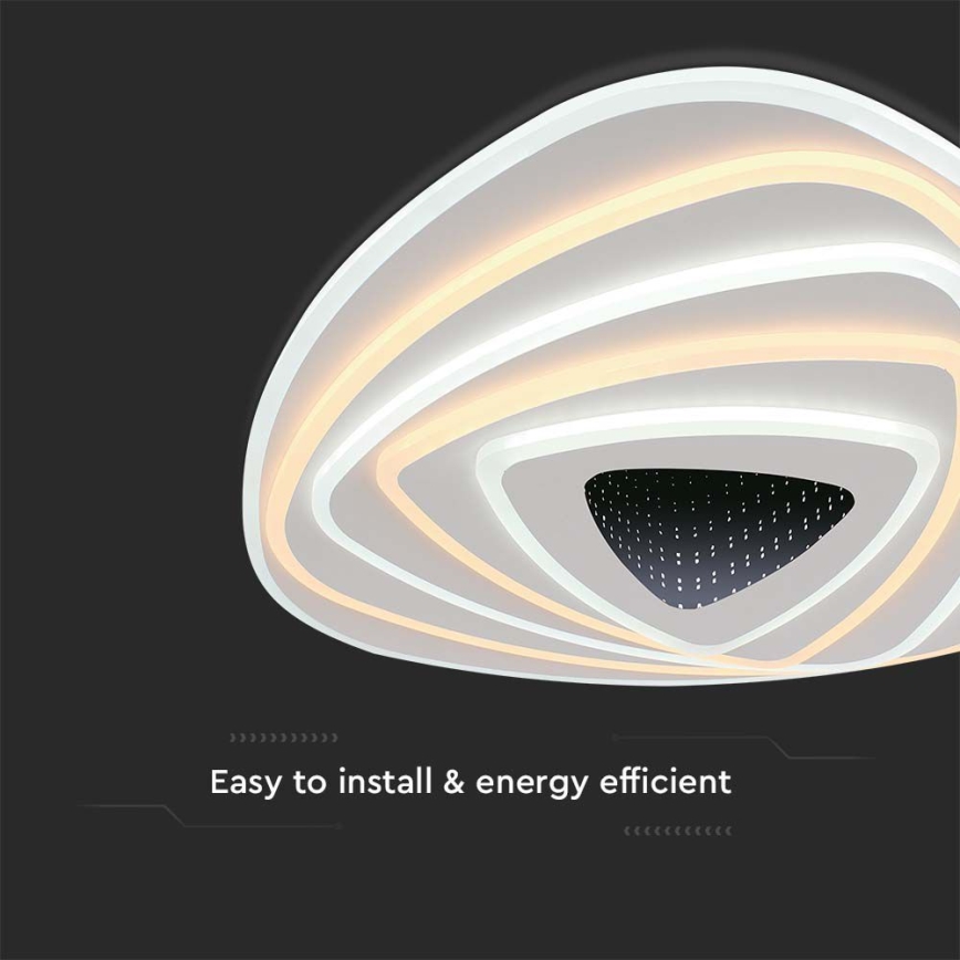 Himmennettävä LED-kattovalaisin LED/120W/230V 3000-6500K + kauko-ohjaus