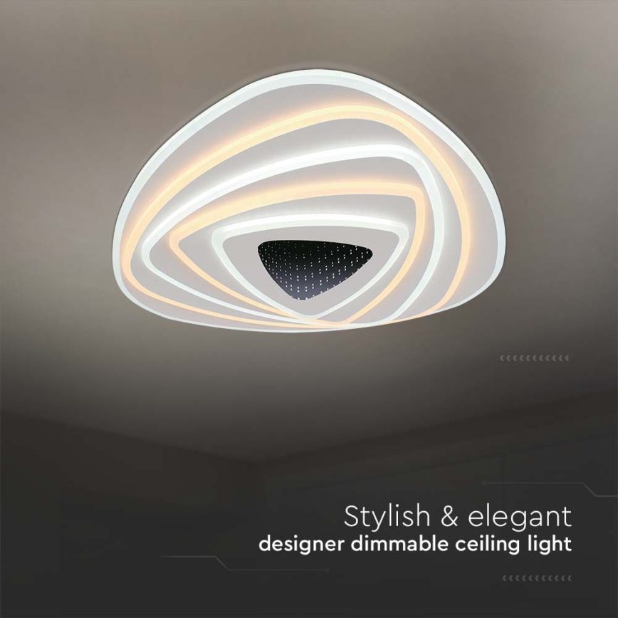 Himmennettävä LED-kattovalaisin LED/120W/230V 3000-6500K + kauko-ohjaus