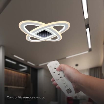 Himmennettävä LED-kattovalaisin LED/130W/230V 3000-6500K + kauko-ohjaus
