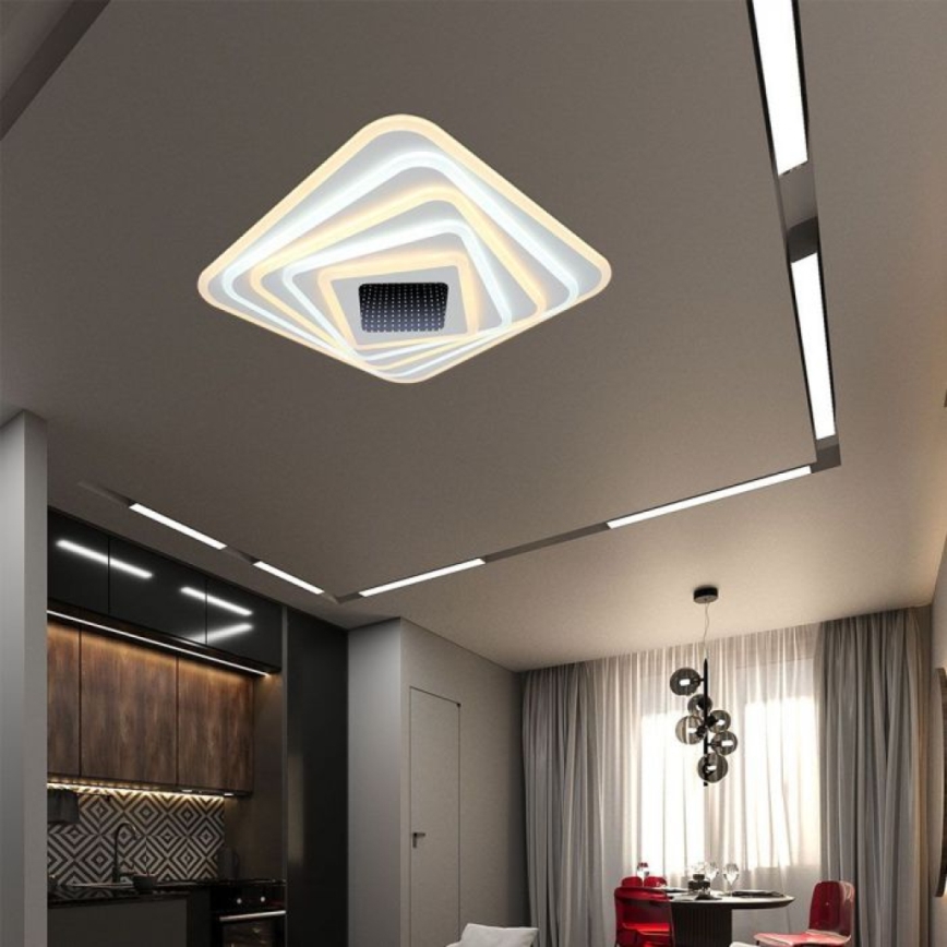 Himmennettävä LED-kattovalaisin LED/150W/230V 3000-6500K + kauko-ohjaus