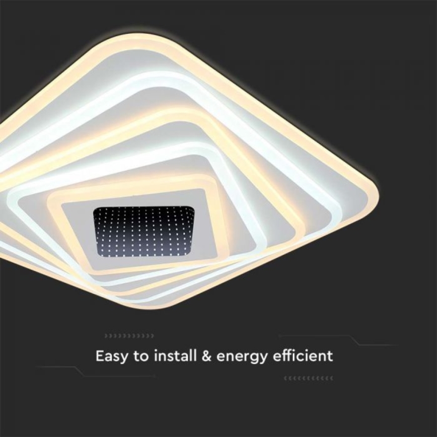 Himmennettävä LED-kattovalaisin LED/150W/230V 3000-6500K + kauko-ohjaus