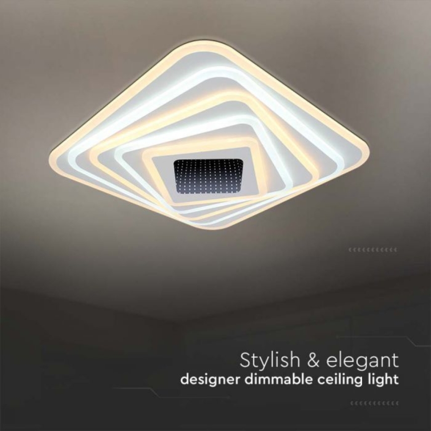 Himmennettävä LED-kattovalaisin LED/150W/230V 3000-6500K + kauko-ohjaus