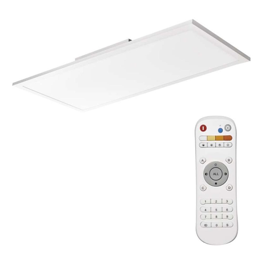 Himmennettävä LED-kattovalaisin LED/25W/230V + kaukosäädin neliö  2700K-6000K