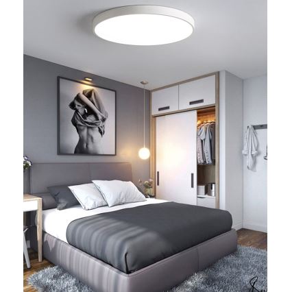 Himmennettävä LED-kattovalaisin LED/30W/230V 3000-6500K halkaisija 30 cm valkoinen + kauko-ohjaus