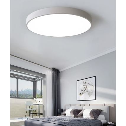 Himmennettävä LED-kattovalaisin LED/30W/230V 3000-6500K halkaisija 30 cm valkoinen + kauko-ohjaus