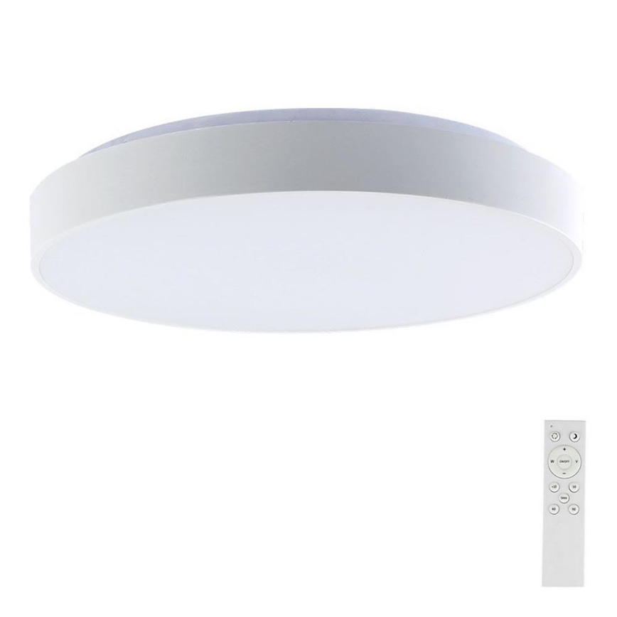 Himmennettävä LED-kattovalaisin LED/40W/230V 3000-6500K 39,5 cm valkoinen + kauko-ohjaus